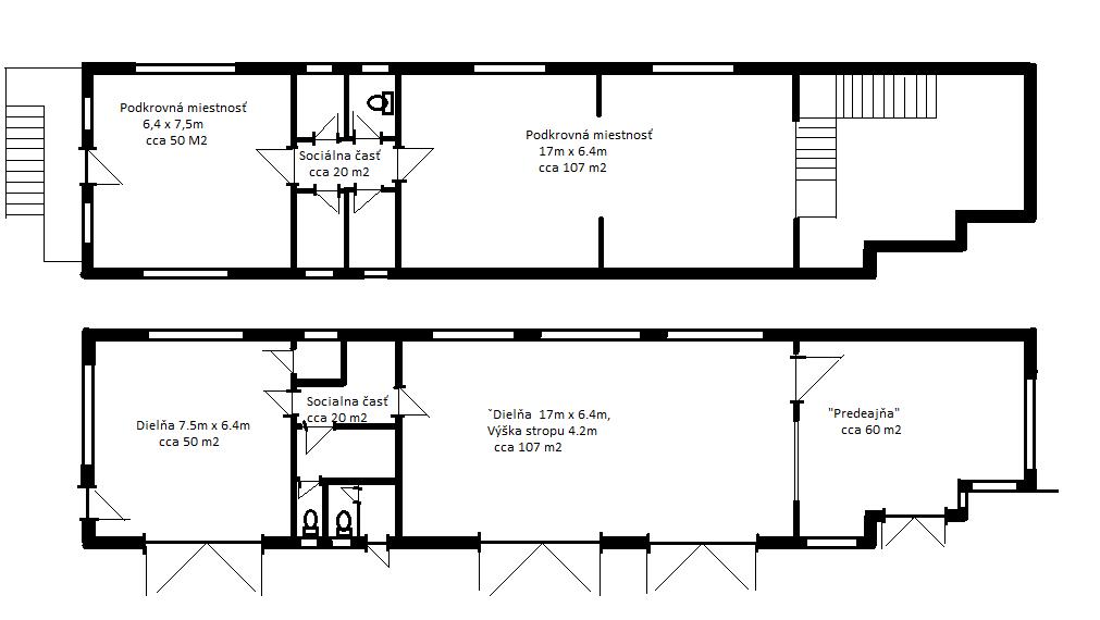 Výrobno-skladový objekt s administratívou na predaj