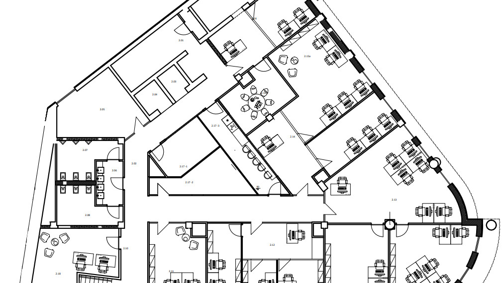 Moderné administratívne priestory s výhľadom na Prezidentský Palác, BAI