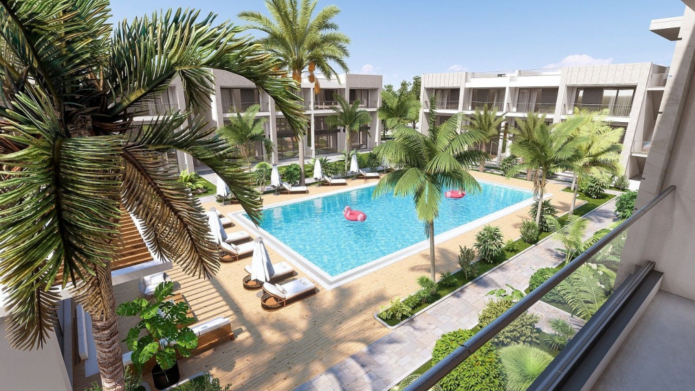 Apartmány v komplexe s prístavom na Severnom Cypre -  Girne