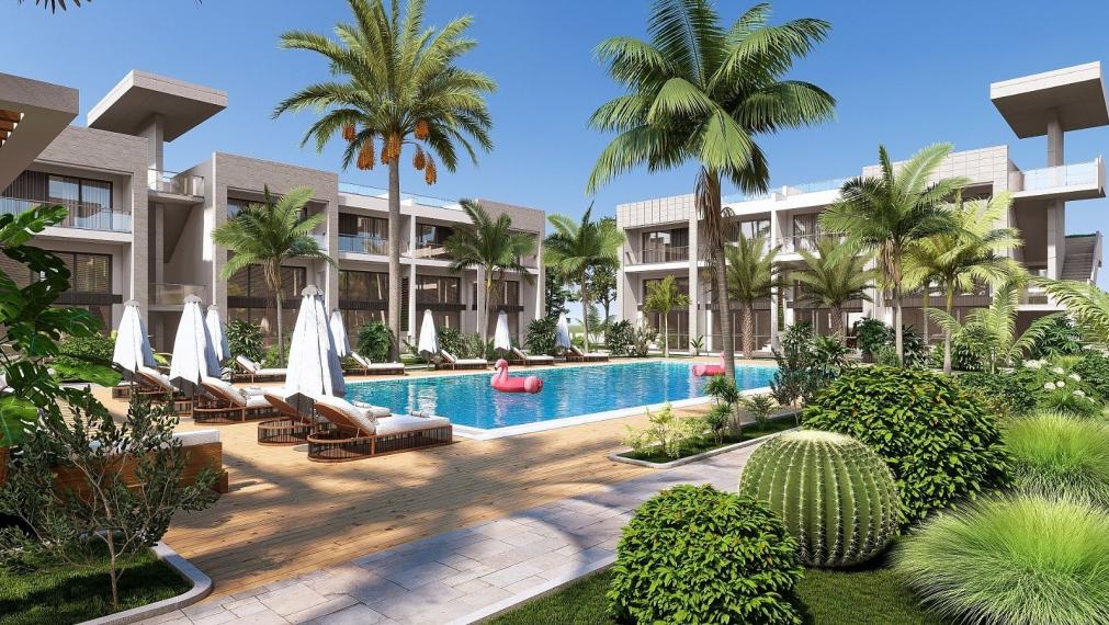 Apartmány v komplexe s prístavom na Severnom Cypre -  Girne