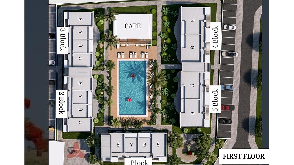 Apartmány v komplexe s prístavom na Severnom Cypre -  Girne