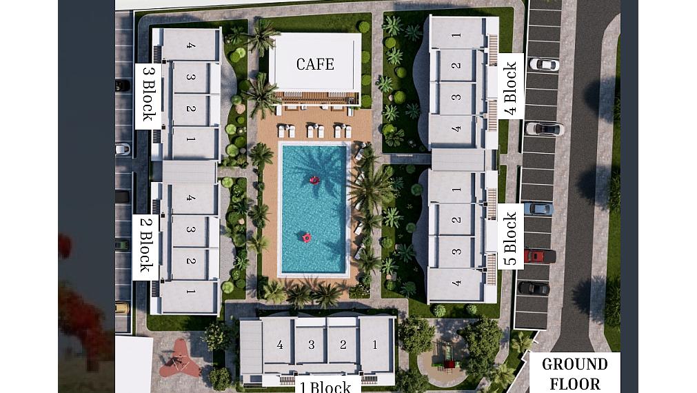 Apartmány v komplexe s prístavom na Severnom Cypre -  Girne