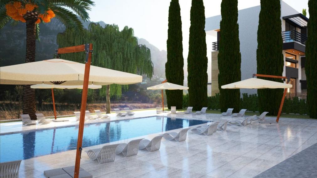 Byty s elegantným dizajnom v Girne Severný Cyprus