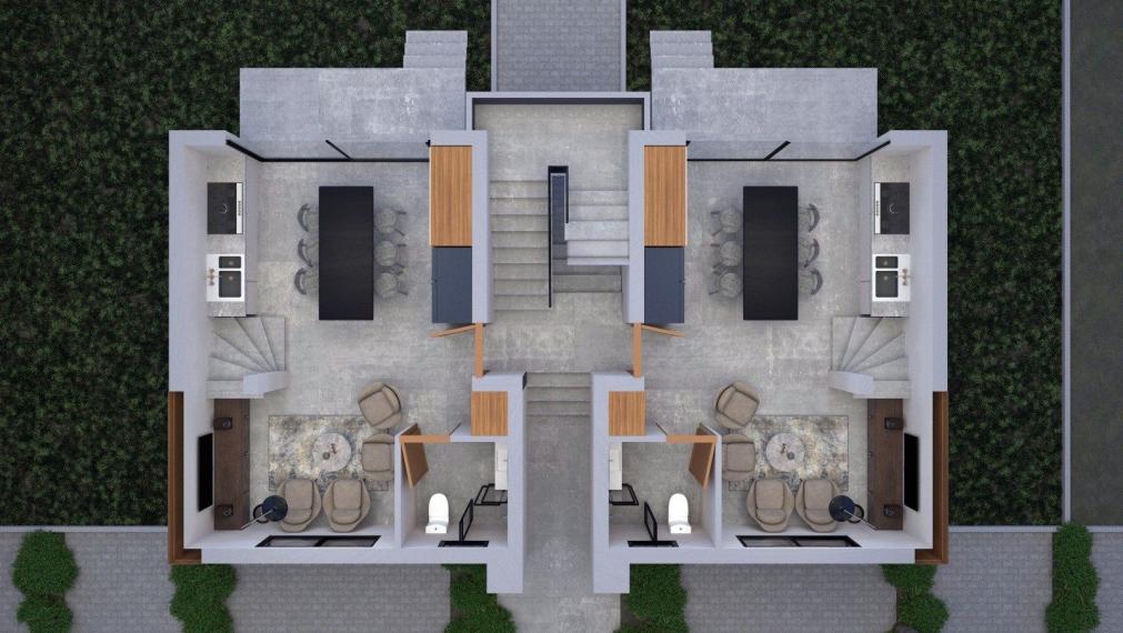 Byty s elegantným dizajnom v Girne Severný Cyprus