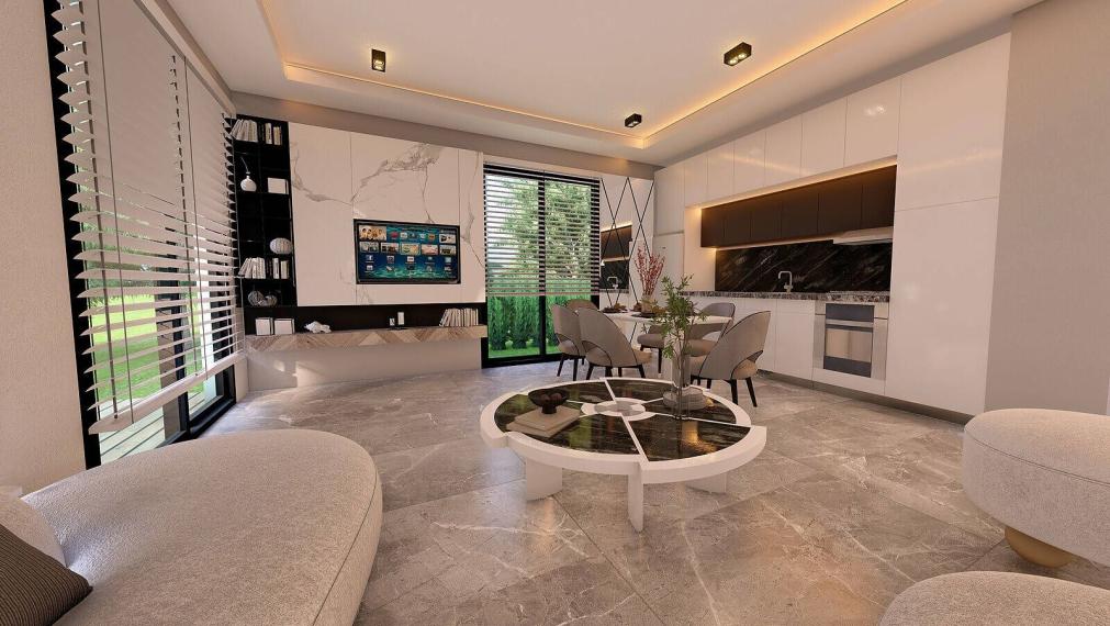 Byty v komplexe s bazénom v Alsancaku Severný Cyprus