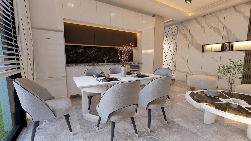 Byty v komplexe s bazénom v Alsancaku Severný Cyprus