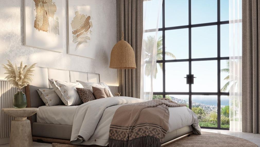 Apartmány s výhľadom na more a mesto v projekte hotelového konceptu v Alanyi