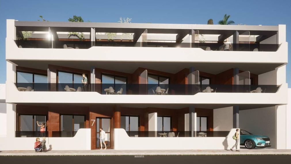 Moderné apartmány 300m od pláže v Torrevieja, Alicante