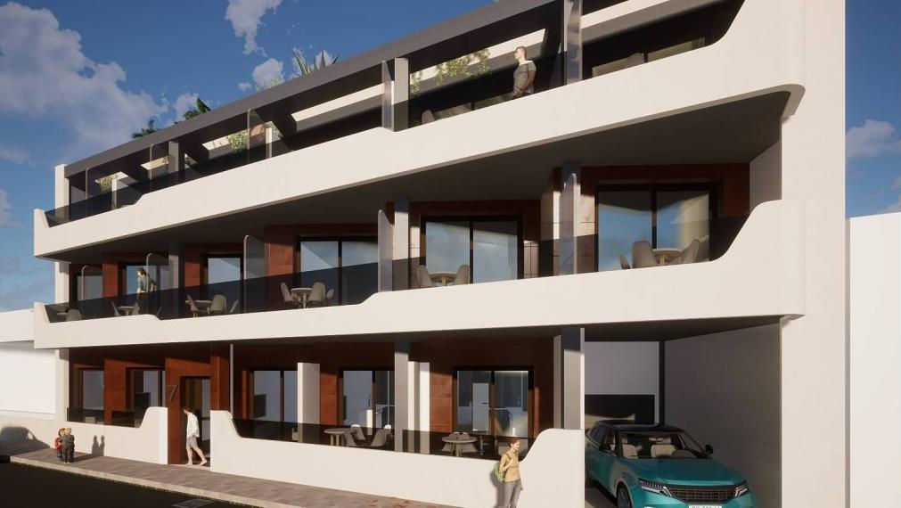Moderné apartmány 300m od pláže v Torrevieja, Alicante