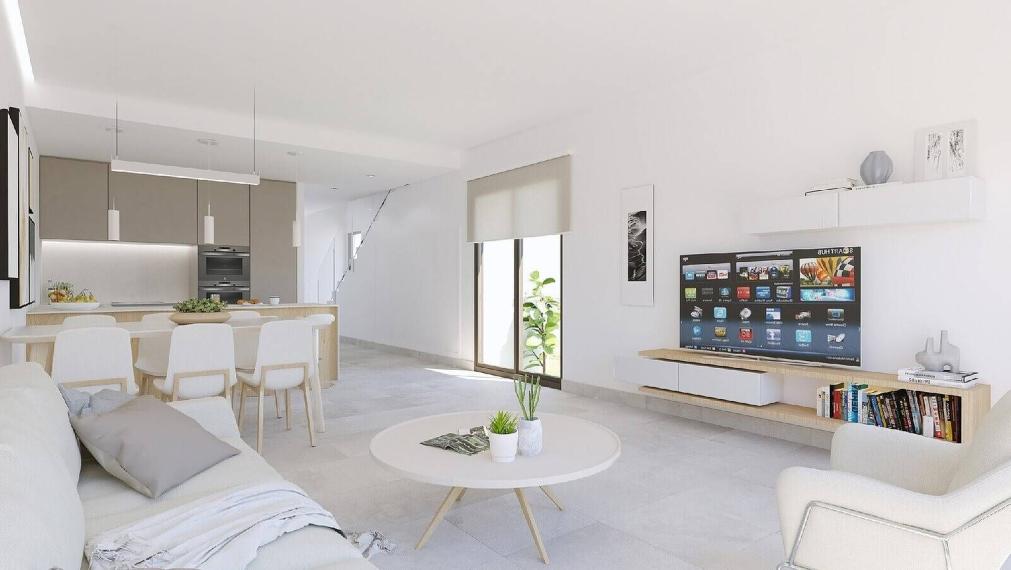 Moderné vily s bazénom a parkoviskom v blízkosti pláže v Mil Palmeras Španielsko