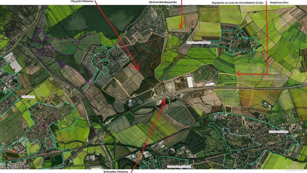 Investičný pozemok v obci Bernolákovo na predaj