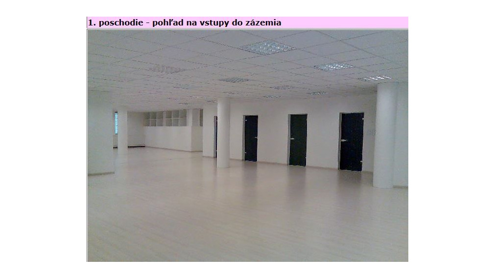 Prenájom Open spacu - Palisády, 130 m2