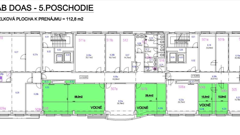 Kancelárske priestory, Košická, Bratislava II