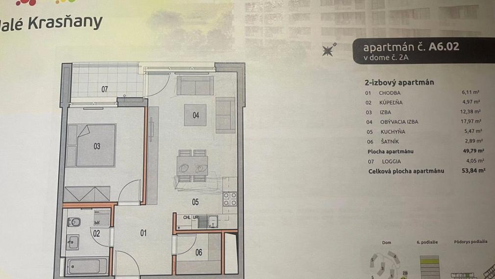 Byt na prenájom - ul. Malokrasňanská, Bratislava III TOP