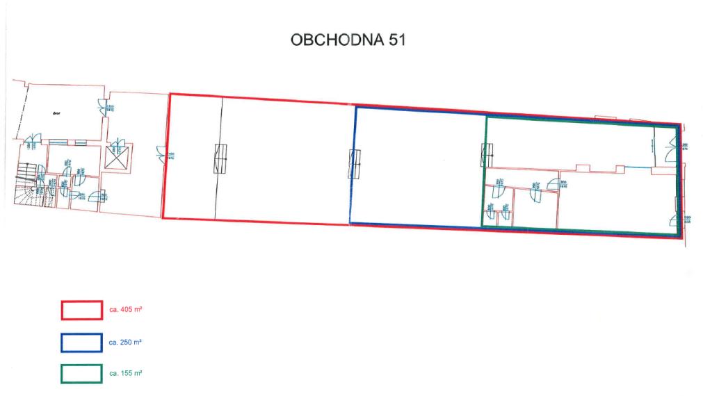 Lukratívny 250-350m2 obchodný priestor na Obchodnej ulici, BAI 