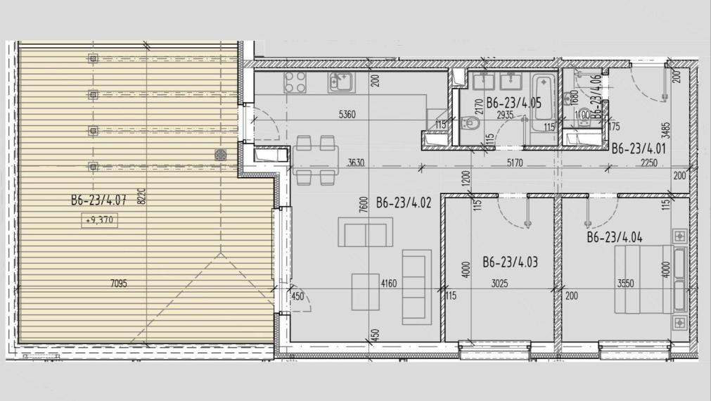 EXKLUZÍVNE Priestranný 3-izbový byt s nadštandardnou terasou 54,7 m² | Záhorská Bystrica – Pod vŕškami