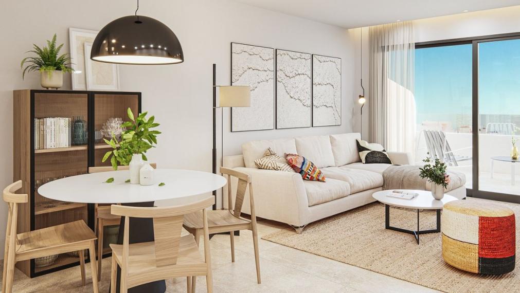 Dvoj a trojizbové byty blízko pláže v Torrevieja, Costa Blanca