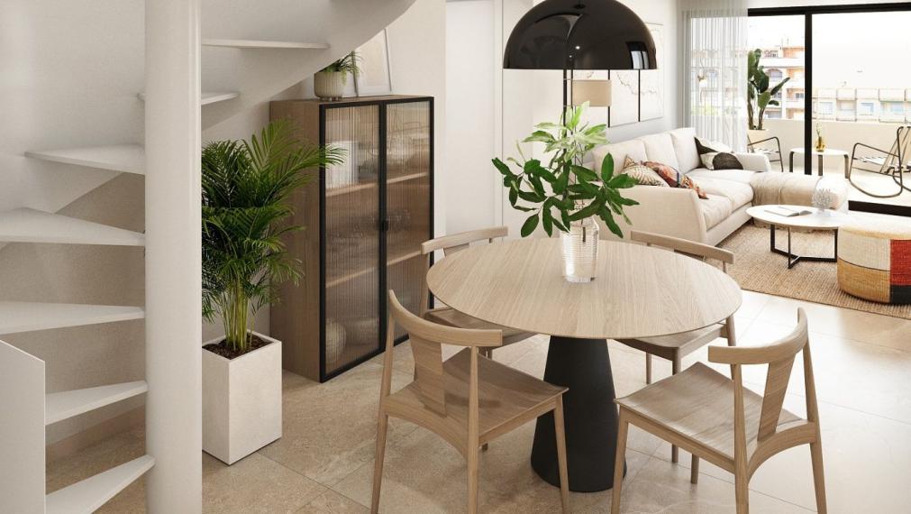 Dvoj a trojizbové byty blízko pláže v Torrevieja, Costa Blanca