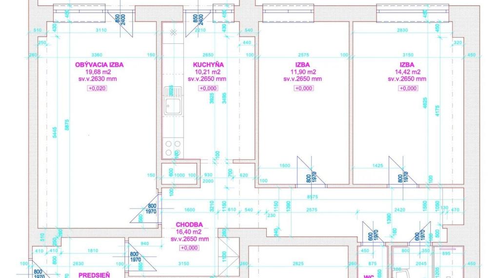 Čerstvo zrekonštruovaný 3 izbový priestranný byt na prenájom - Bratislava III TOP