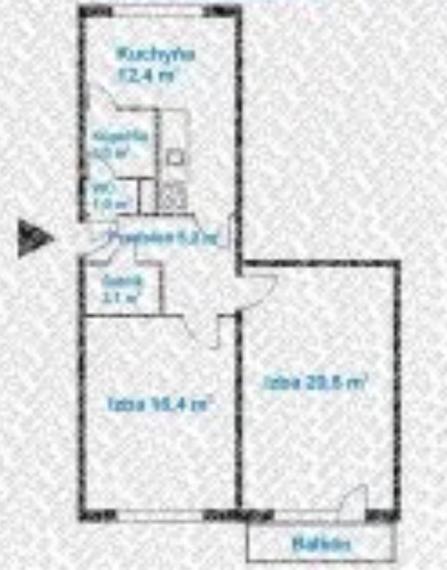 Na predaj 2 izbový byt v Bratislave II na Čmelíkovej ulici TOP