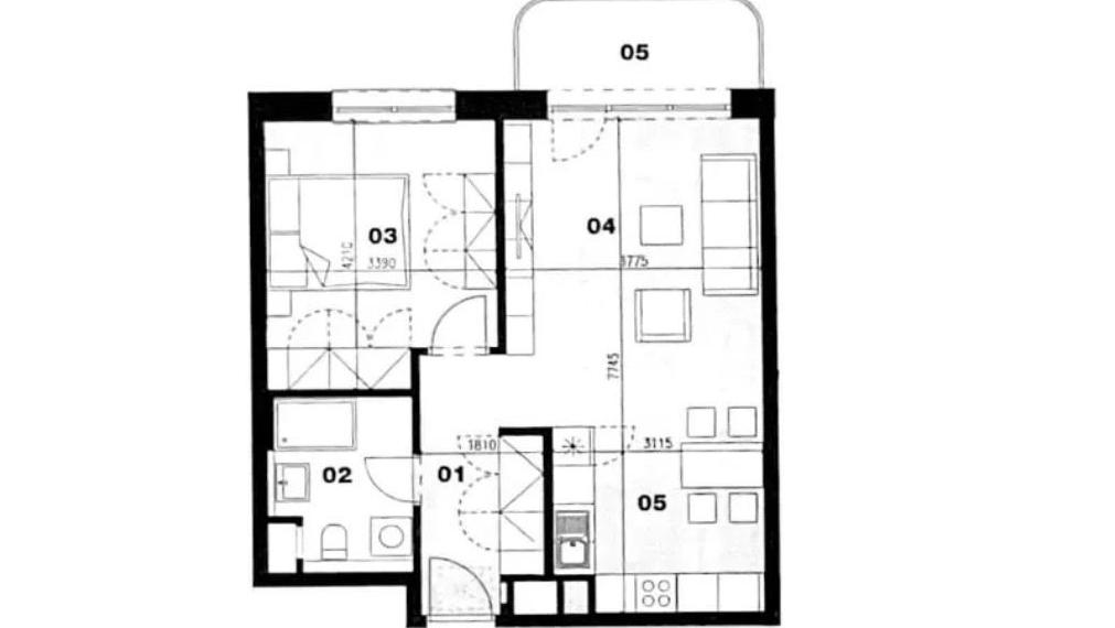 Moderný 2 izbový byt na predaj v Bratislave II na Košickej ulici TOP