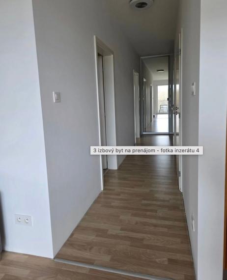Na prenájom priestranný, svetlý a kompletne zariadený 3-izbový byt - Bratislava V TOP