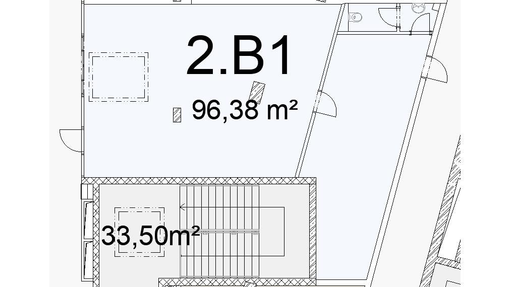 Obchodno-administratívny priestor 96,38m2 s výkladom do átria objektu, Vienna Gate, Kopčianska-Petržalka