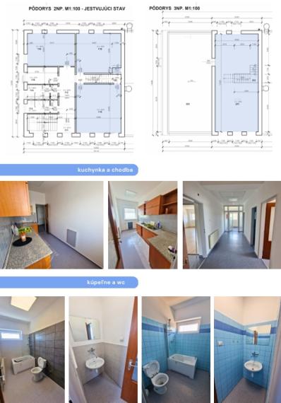 Prevádzkovo – administratívna budova vo výmere 801,66m2 na prenájom