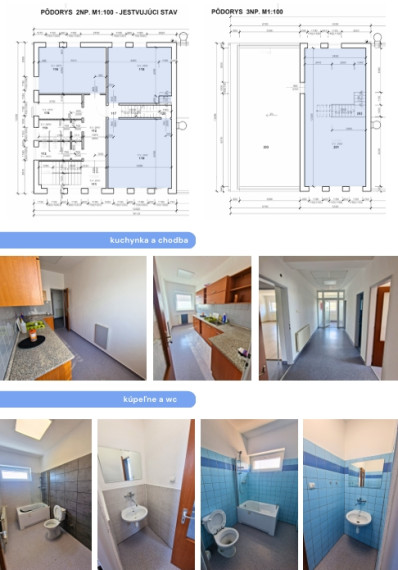 Prevádzkovo – administratívna budova vo výmere 801,66m2 na prenájom