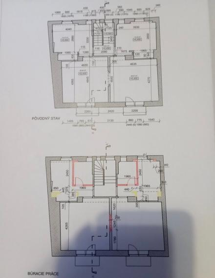 Na predaj rodinný dom na Klincovej ulici po začatej rekonštrukcii TOP