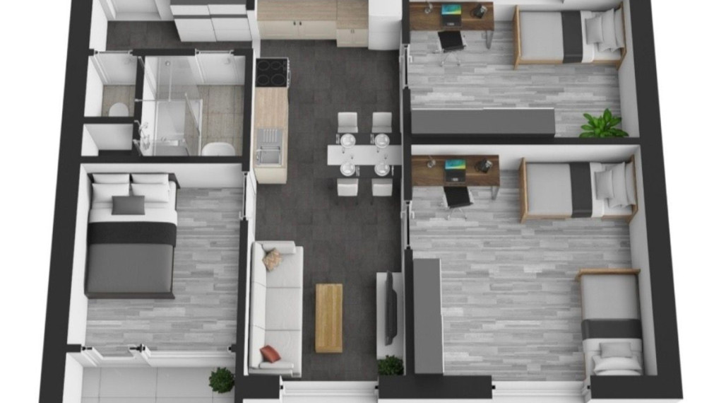Na predaj kompletne zrekonštruovaný a moderne zariadený 4-izbový byt s balkónom, Bratislava III TOP