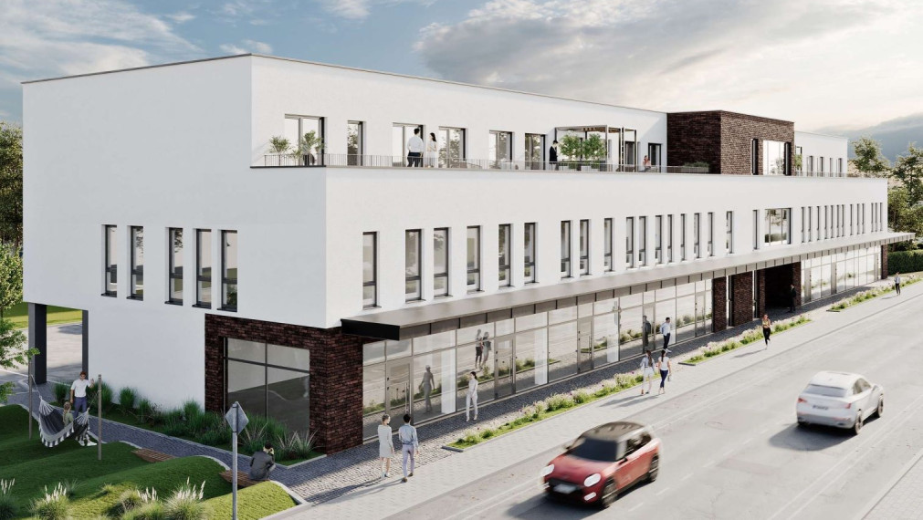 Na prenájom kancelária 20m2,  NOVOSTAVBA, v Trenčíne Za mostami v novej polyfunkčnej budove