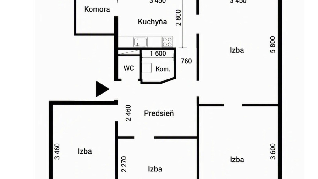 Na predaj priestranný 4-izbový byt s lodžiou a samostatnou betónovou garážou, BA II TOP