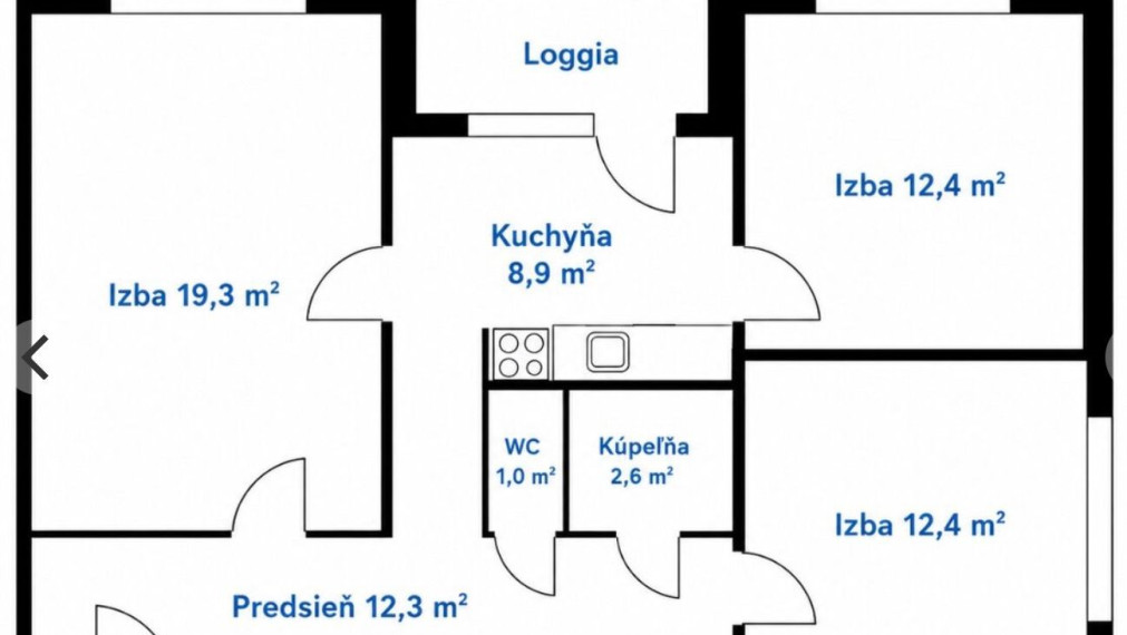 Na dlhodobý prenájom priestranný a kompletne zrekonštruovaný 3-izbový byt, BA II TOP