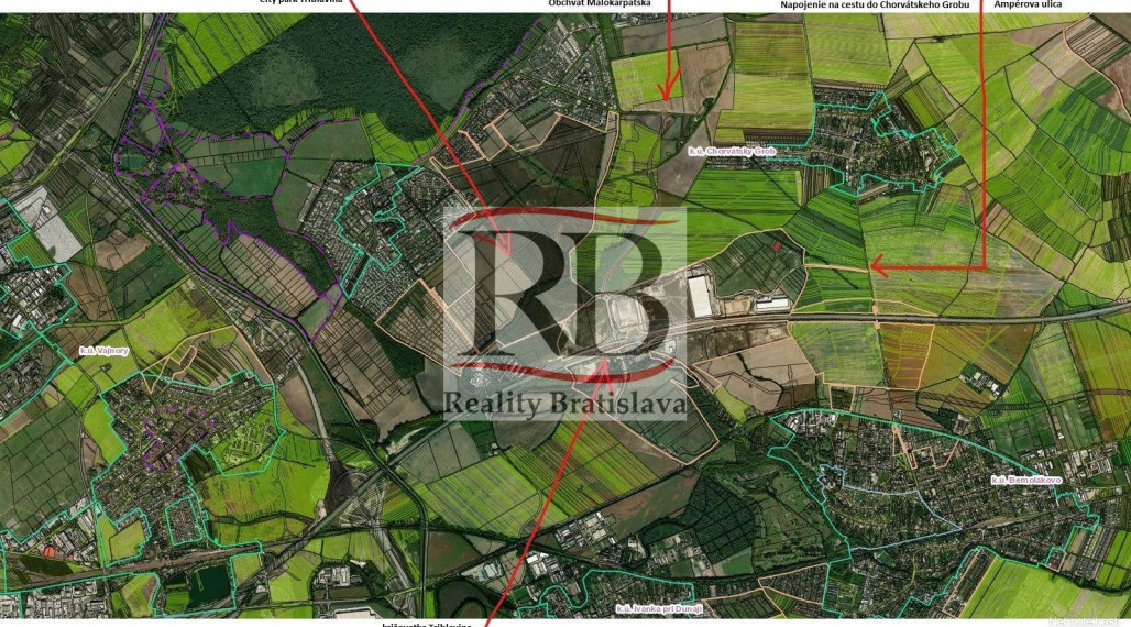 Investičný pozemok v obci Bernolákovo na predaj