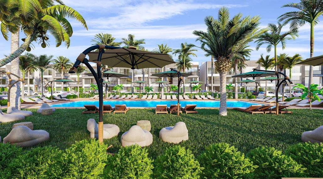 Apartmány v blízkosti piesočnatých pláží na Severnom Cypre Yeni Iskele