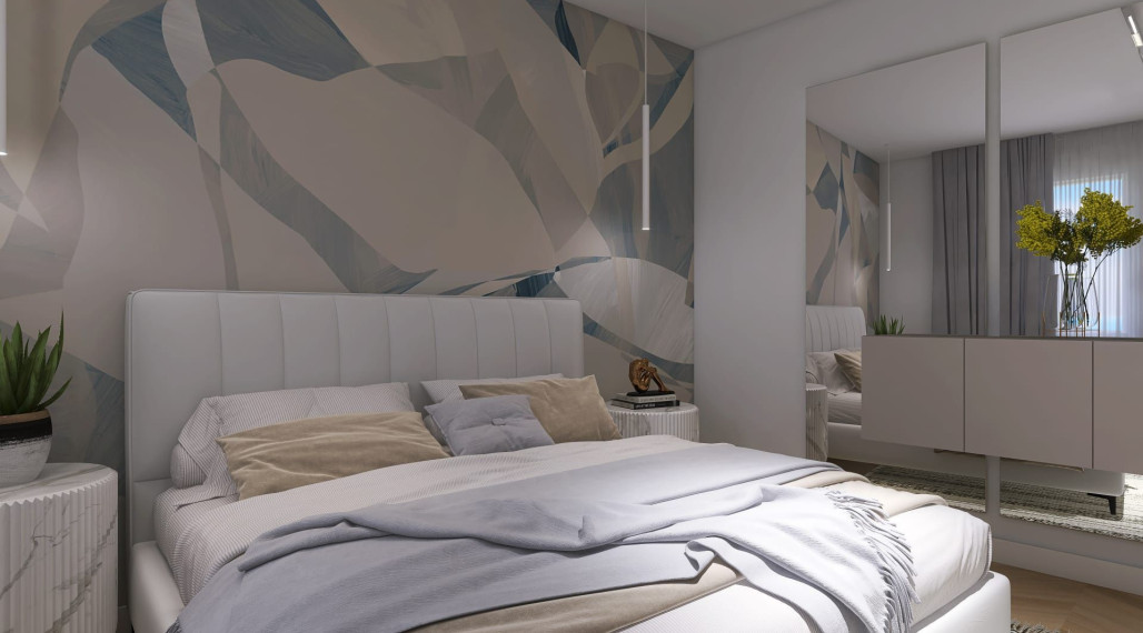 Štýlový 3-izbový byt v novostavbe pri mori – Mandre, Pag