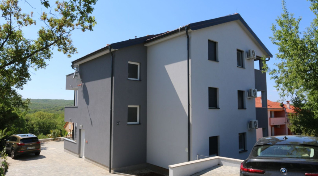 Apartmán s panoramatickým výhľadom na more, Soline, ostrov Krk, 2 spálne, 61,80 m²