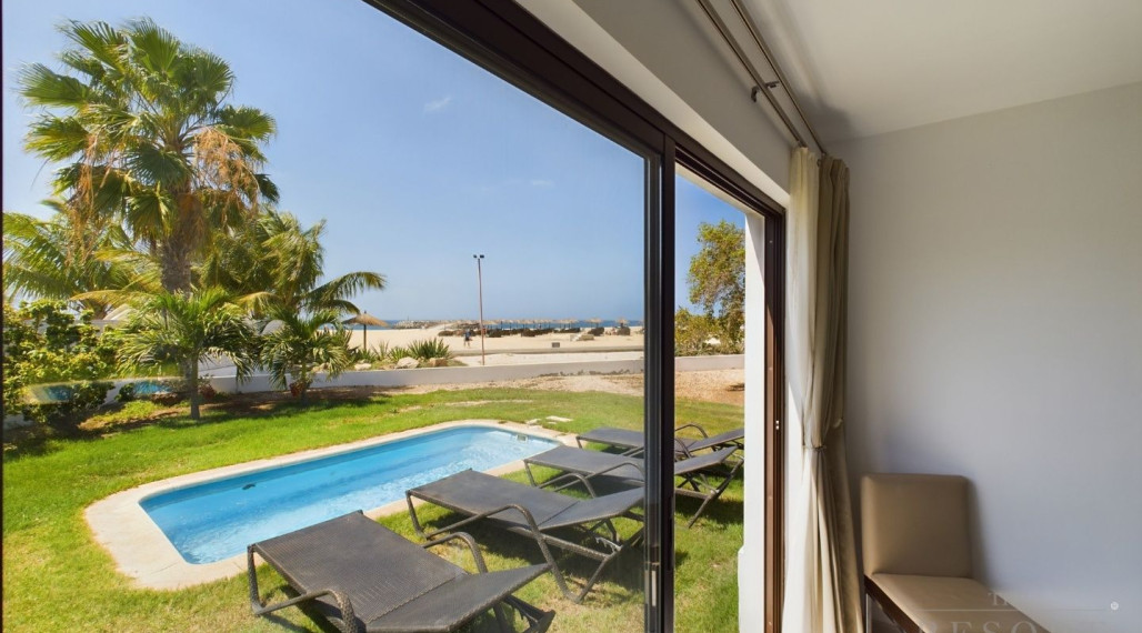 Unikátna vila na pláži v Tortuga Beach Resort, Kapverdy