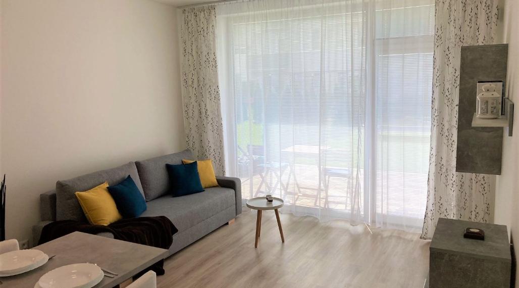 1i byt s terasou a záhradou v novostavbe v obci Miloslavov