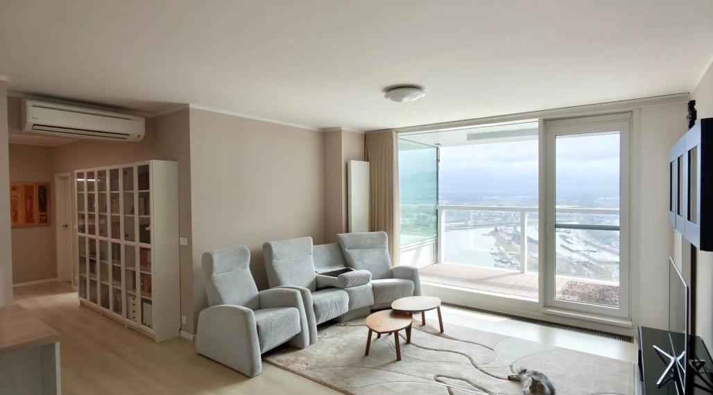 Exkluzívny 3-izbový byt v Panorama City s výhľadom na Dunaj (30. poschodie)