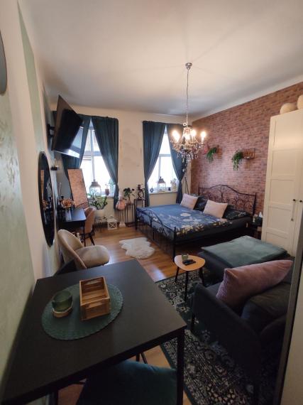 1 izbový byt vhodný aj ako kancelária, v peknom historickom objekte, v blízkosti Hl. vlakovej stanice, Jelenia ul, BAI,  38m2