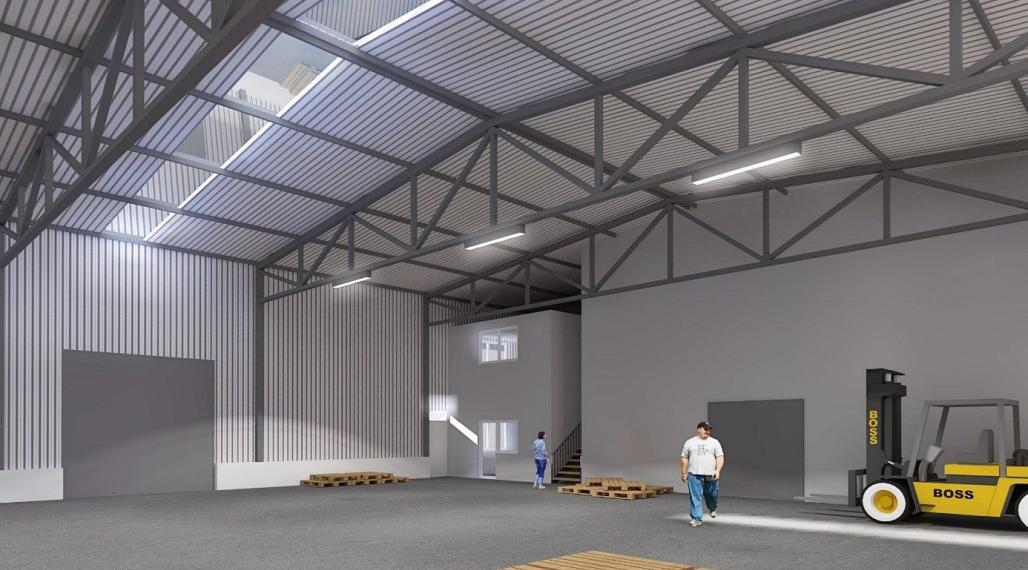 Výstavba skladových priestorov na kľúč, Bratislavská ulica, Trnava, 500-2400m2