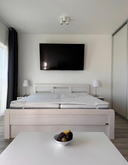 Na prenájom kompletne zariadený a klimatizovaný 1-izbový byt s balkónom, Bratislava V TOP