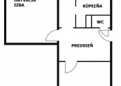 Na predaj priestranný 2-izbový byt s výmerou 61 m2 - fotografia 11
