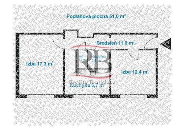Na predaj 2 izbový byt po kompletnej rekonštrukcií na Fedákovej ulici v Dúbravke