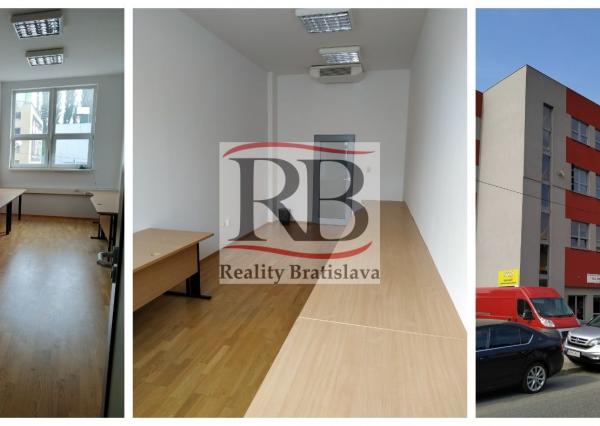 Tri spojené kancelárie 65 m² v Petržalke na prenájom