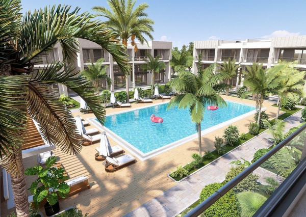 Apartmány v komplexe s prístavom na Severnom Cypre -  Girne