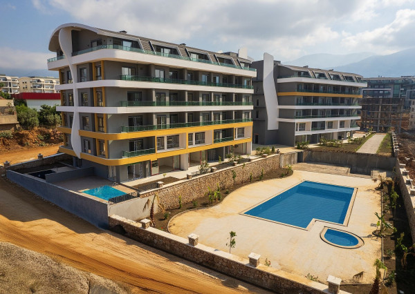 Apartmány Oba v rámci komplexu s bohatými aktivitami v Alanyi