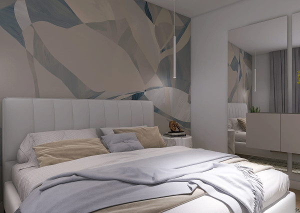 Štýlový 3-izbový byt v novostavbe pri mori – Mandre, Pag